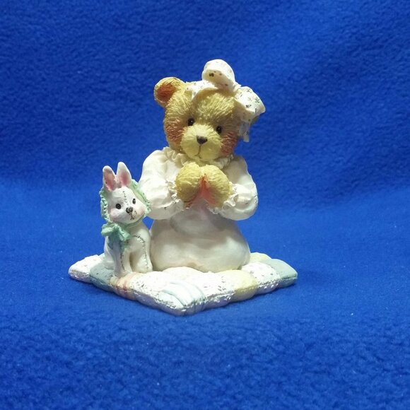 Vintage Cherished Teddies Patrice Thank You For The Sky So Blue Figurine 911429 - Picture 1 of 10